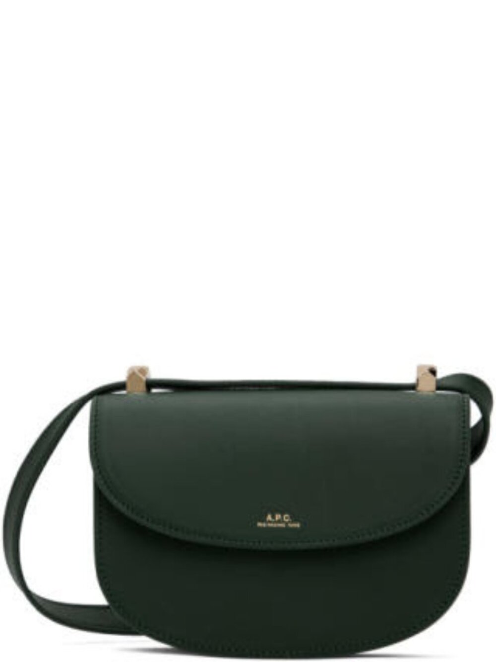 A.P.C. Dark Green Genève Mini Bag